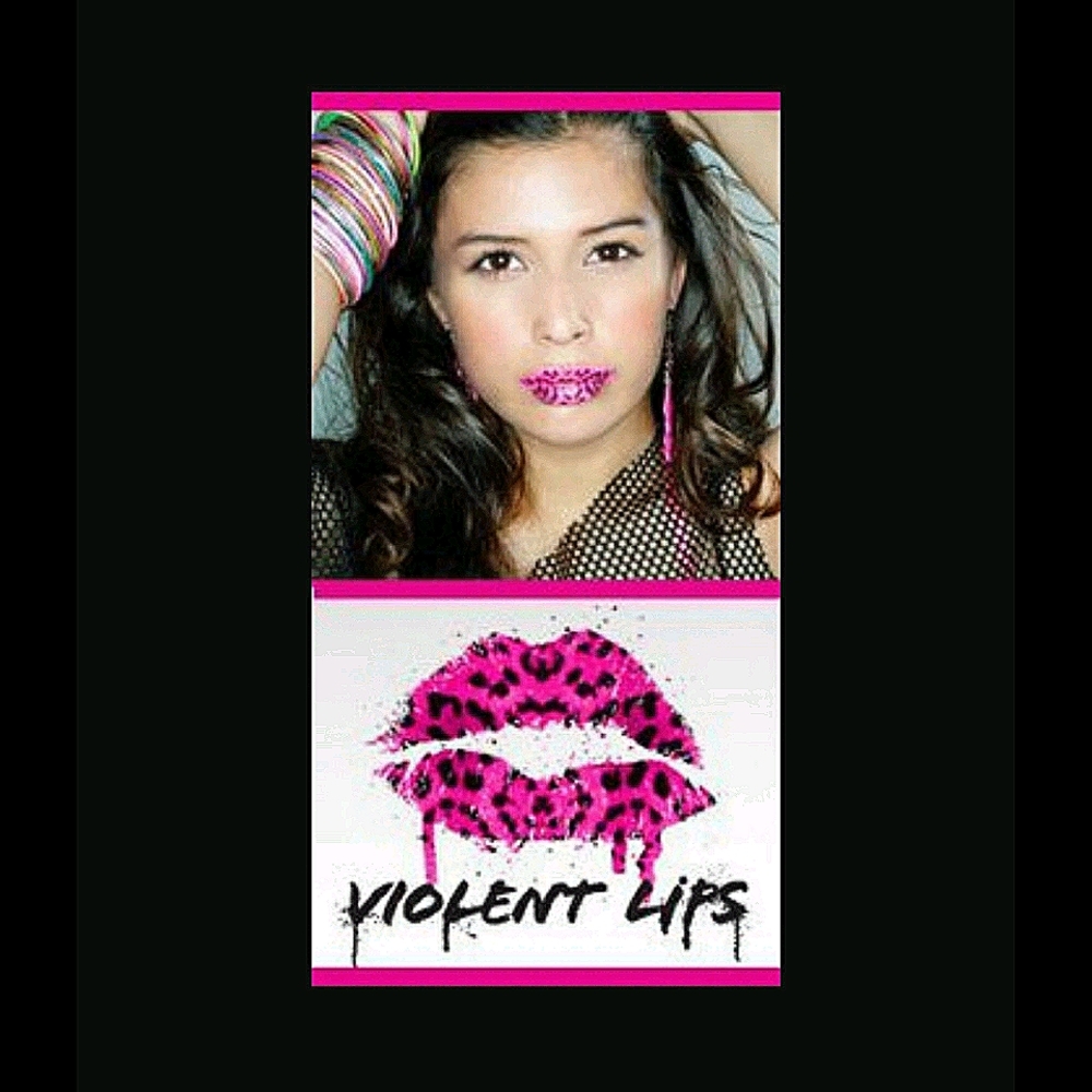 💋VIOLENT LIP'S DESIGNER LIP DECALS LEOPARD!!! - Picture 3 of 5